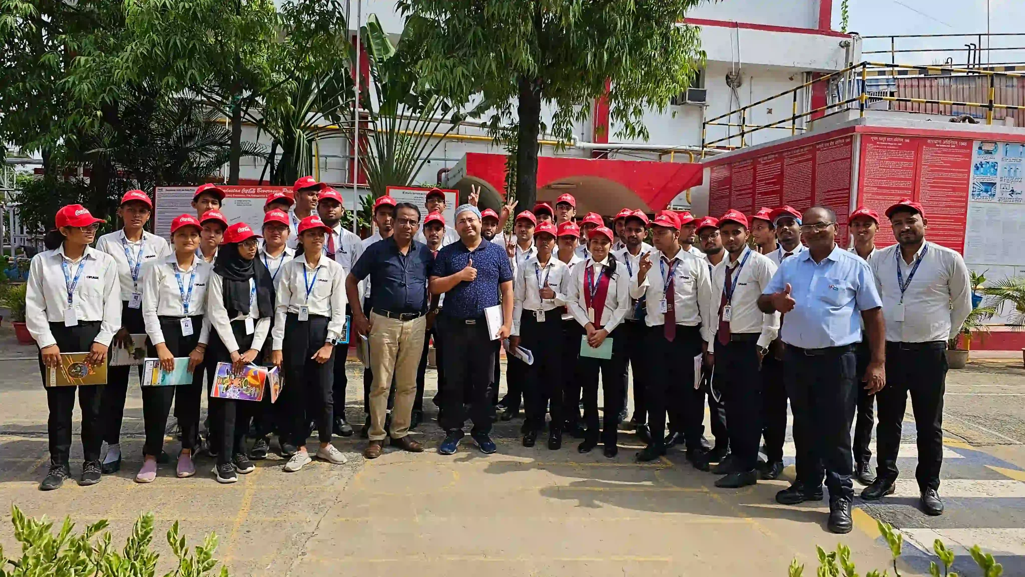 CIMAGE Students at Coca-Cola Plant