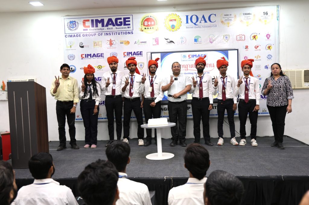 Cimage BCA & B.Sc. IT students got placement in Deloitte as Associate Analyst.