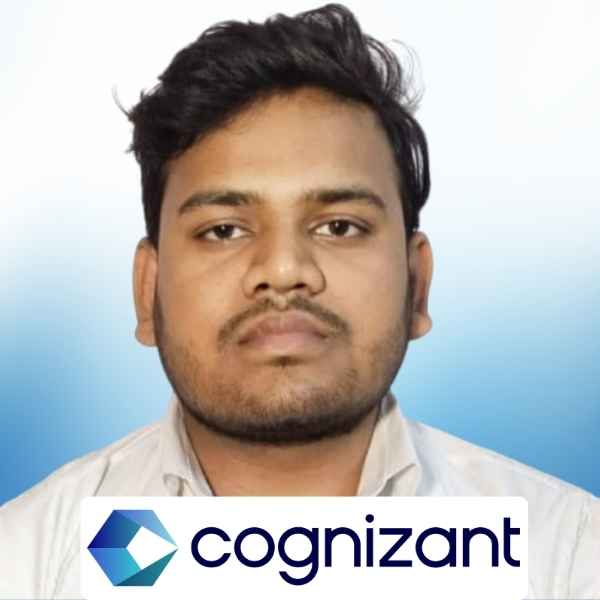 Vishal Kumar, BSc. IT student from Cimage Placed in Cognizant