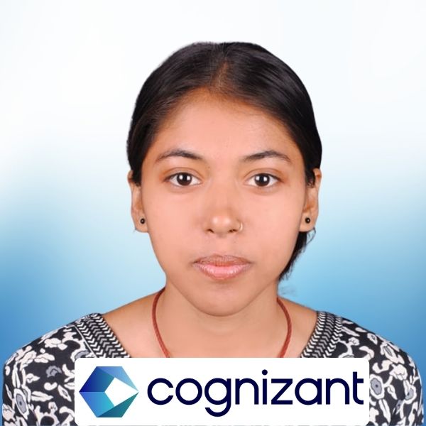 Sakshi Priya, BSc. IT student from Cimage Placed in Cognizant