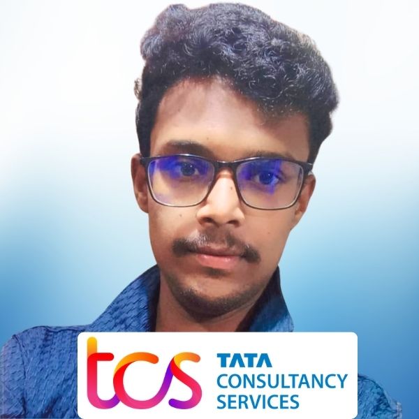 Sunny Raj, BSc. IT student from Cimage Placed in TCS
