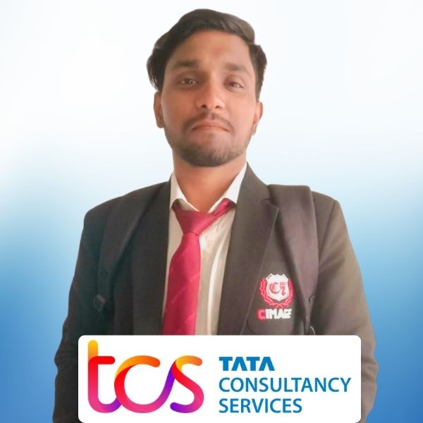 Raj Kumar, BCA student from Cimage got Placement in TCS