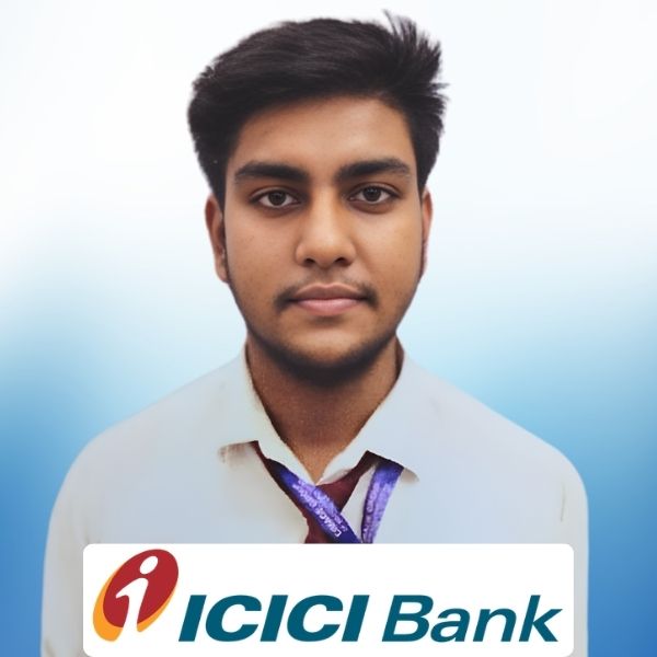 Utkarsh Kumar, BBM student of Cimage got Placement in ICICI Bank