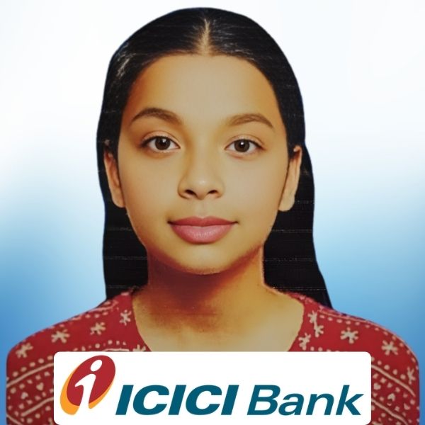 Prerna Singh, BCA student from Cimage got Placement in ICICI Bank