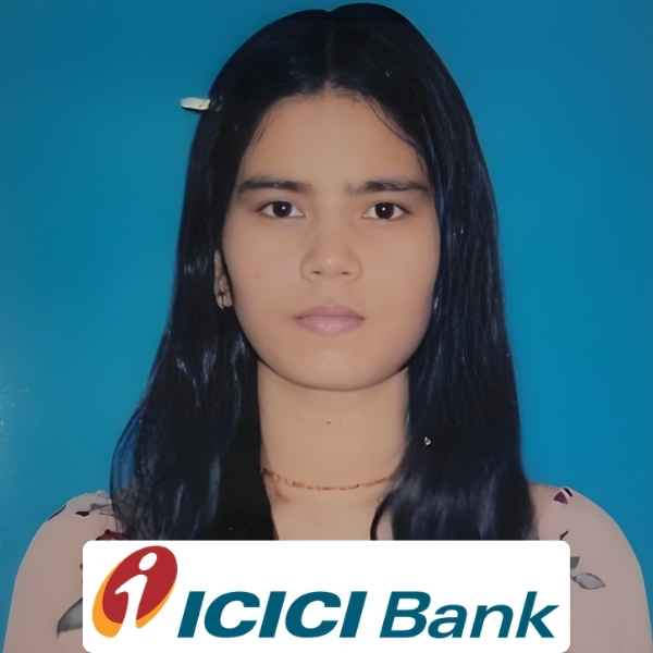 Priya Rani, BCA student from Cimage got Placement in ICICI Bank