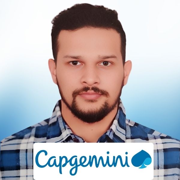 Ankit Raj, BSc. IT student from Cimage Placed in Capgemini