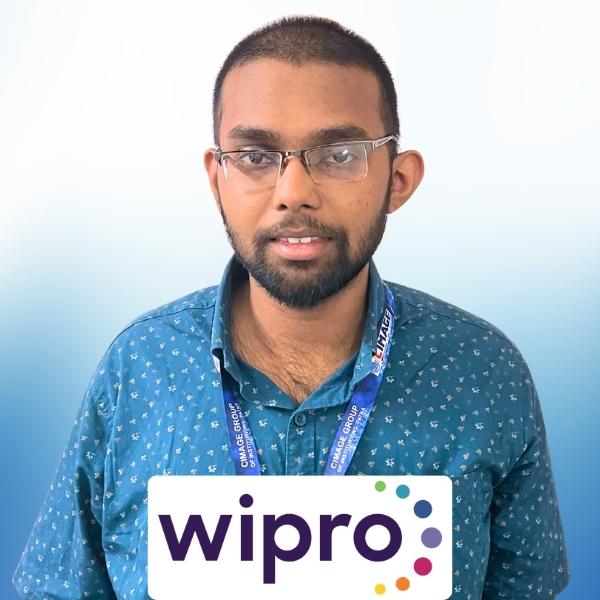 Abhay Rana, BCA student of Cimage got placement in Wipro