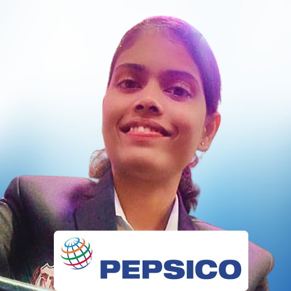 Manvee Kumari, BBM student of Cimage got Placement in PepsiCo