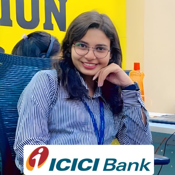 Pooja Kumari, BSc. IT student of Cimage got Placement in ICICI Bank