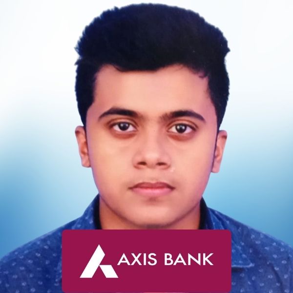 Mayank Pratap Singh student of Cimage Working in Axis Bank