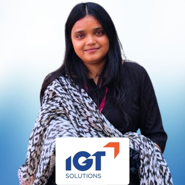 Madhu Kumari, BBM student of Cimage got Placement in IGT Solutions