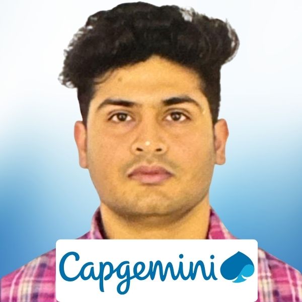 Saket Kumar, BBA student of Cimage got Placement in Capgemini