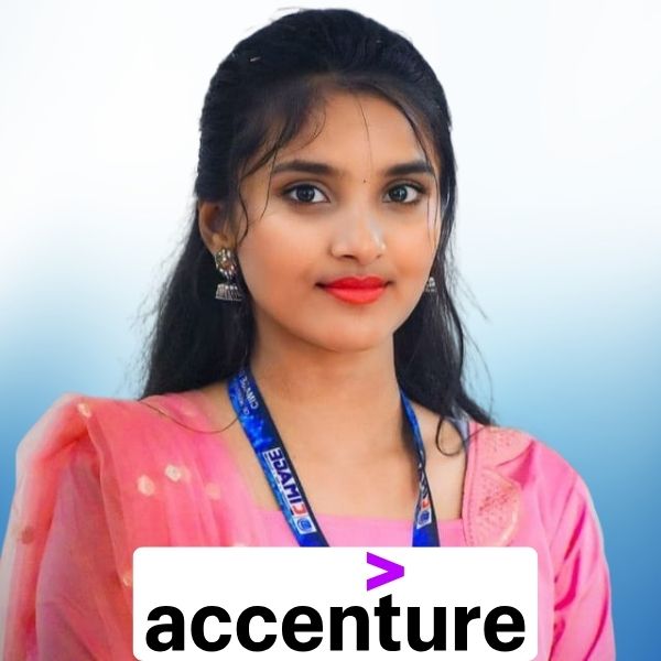 Onam Kumari, BCA student of Cimage got Placement in Accenture