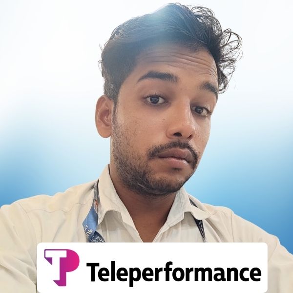 Basant Kumar, BBM student from Cimage got placement in Teleperformance
