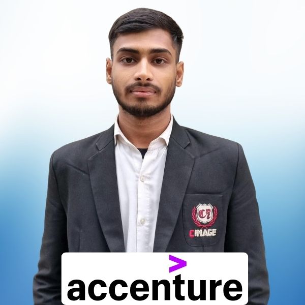 Niraj Kumar Jha, BCA student of Cimage got Placement in Accenture