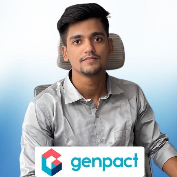 Aman Raj, BBA student from Cimage got Placement in Genpact